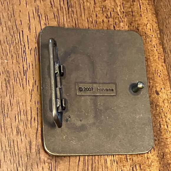 NIRVANA Logo Belt Buckle 2007 Collectible - Picture 6 of 7